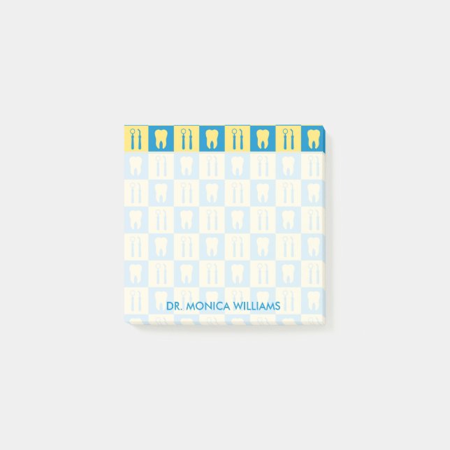 Post-it® Votre texte | Dents mignons (Devant)
