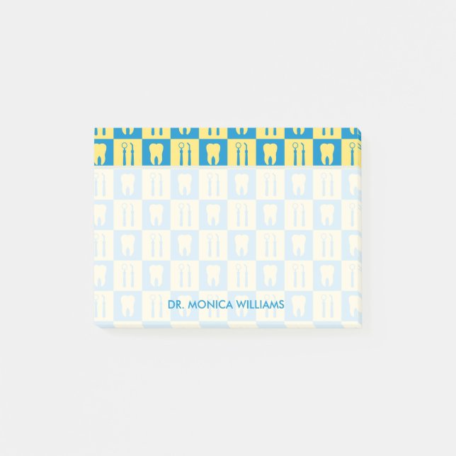 Post-it® Votre texte | Dents mignons (Devant)