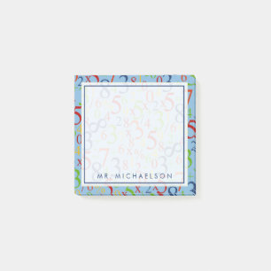 Post-it® Votre texte   Maths colorées