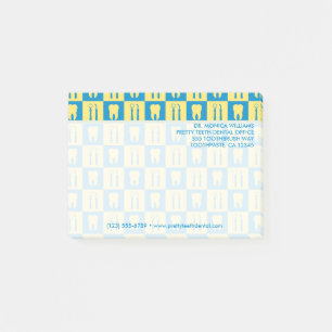 Post-it® Votre texte   Mignonne Dentille Bureau dentaire