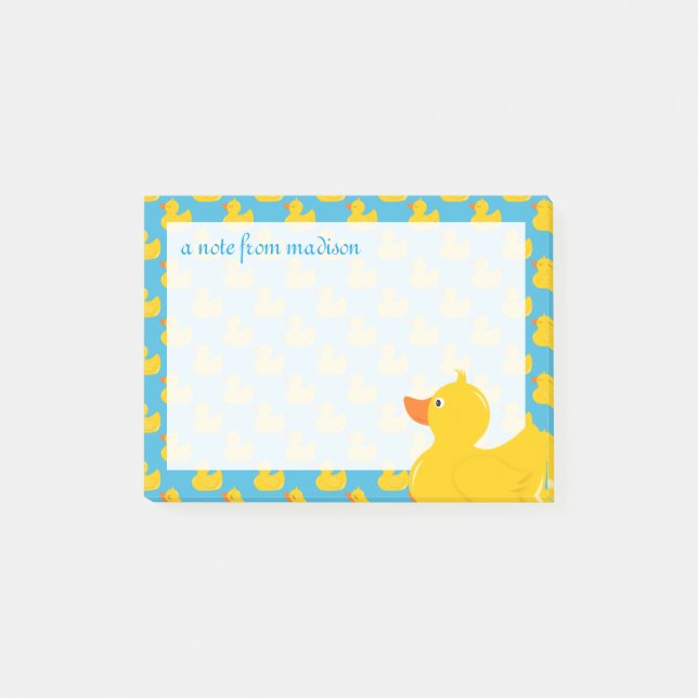 Post-it® Votre texte | Rubber Ducky (Devant)