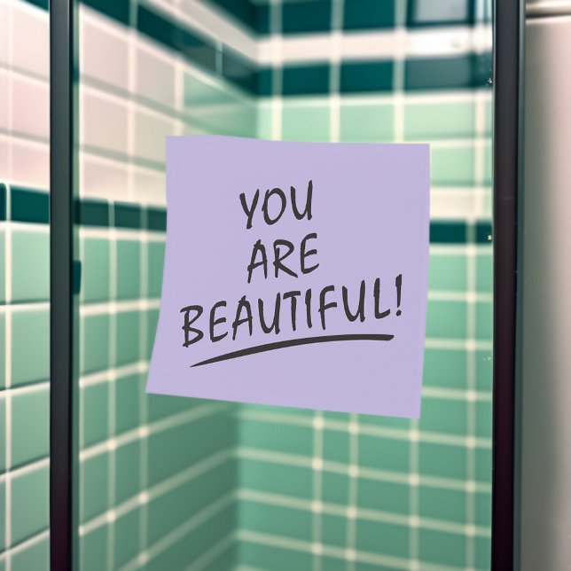Post-it® Vous Êtes Beau Positif (Spread kindness via post it notes.)