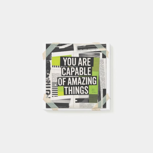 Post-it® Vous êtes capable de choses incroyables (Devant)