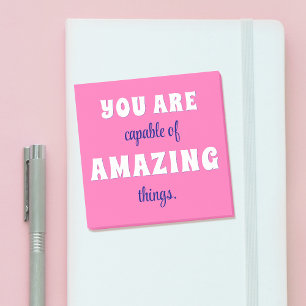 Post-it® Vous êtes capable de choses incroyables Positive