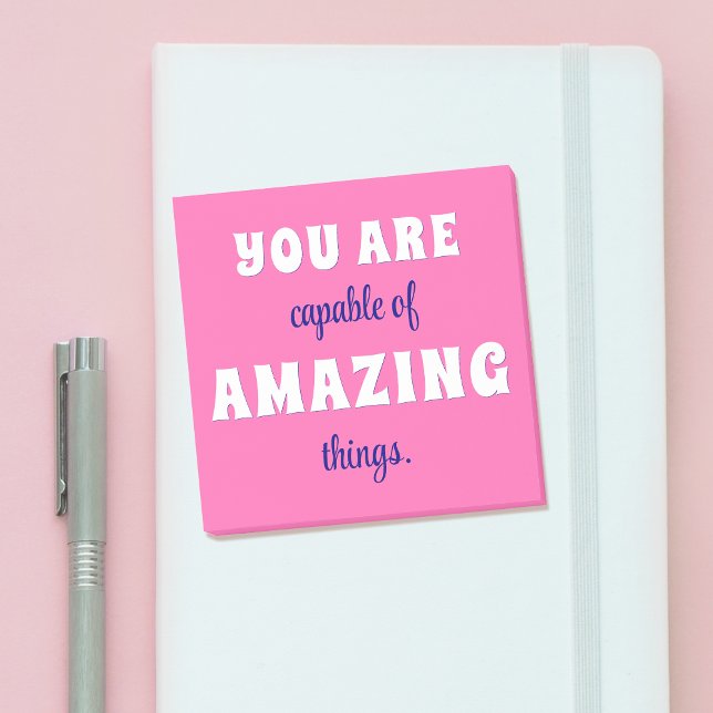 Post-it® Vous êtes capable de choses incroyables Positive (Créateur téléchargé)