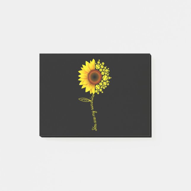 Post-it® Vous Êtes Mon Sunshine Sunflower Softball (Devant)