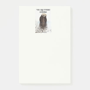 Post-it® Vous êtes Otterly Extraordinaire Cute Pun avec Swe