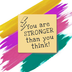 Post-it® Vous Êtes Plus Forts Que Vous Ne Pensez Positifs