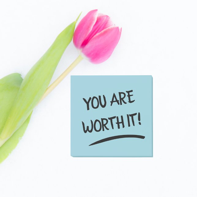 Post-it® Vous êtes Worth It Positive (Affirmation sticky note 💗)