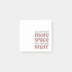 Post-it® Vous n’avez pas besoin de plus d’espace. Vous avez