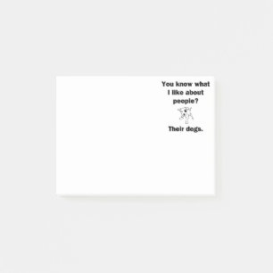 Post-it® Vous savez ce que j'aime chez les gens ?