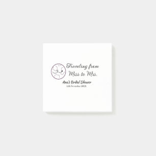 Post-it® Voyage enterrement de vie de jeune fille ajouter n