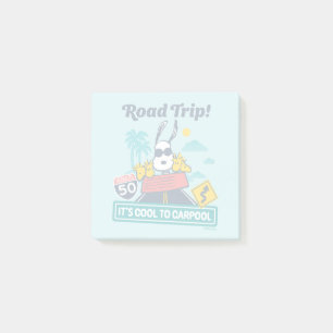 Post-it® Voyage sur route   cacahuètes C'est Cool au covoit