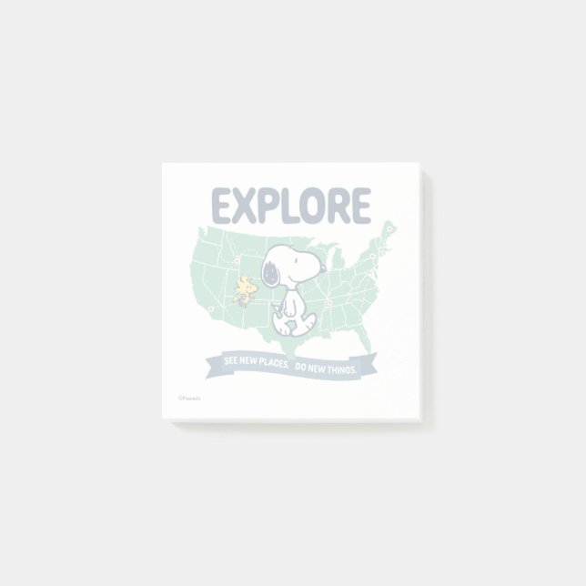 Post-it® Voyage sur route | Explorez les cacahuètes (Devant)