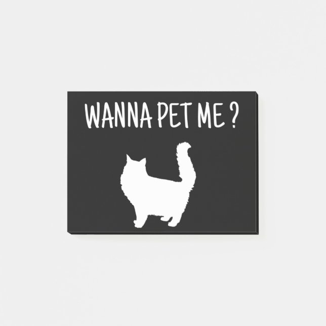 Post-it® Wanna Pet Me Chat (Devant)