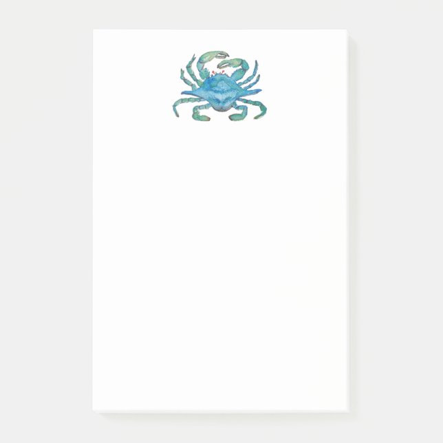 Post-it® Watercolor Crab Post-it (Devant)