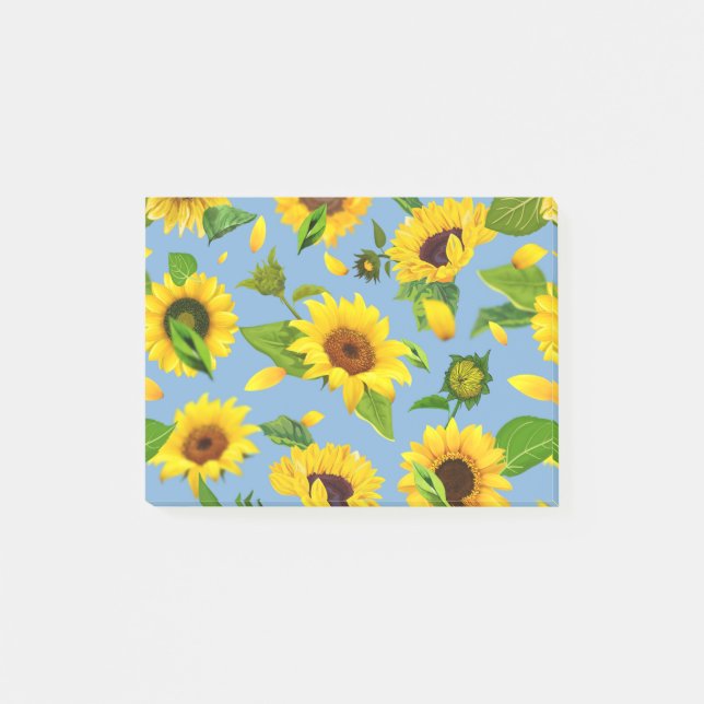 Post-it® Watercolor Sunflower 6 (Devant)