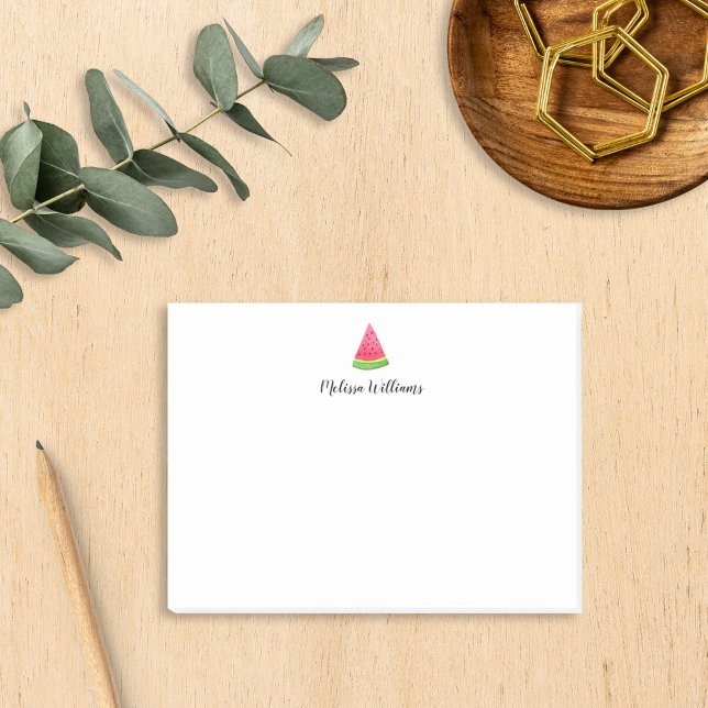 Post-it® Watercolor Watermelon personnalisée (Créateur téléchargé)