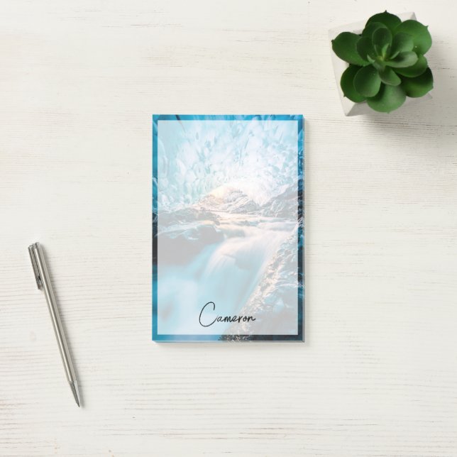 Post-it® Waterfalls | Vatnajokull Glacier, Eastern Iceland (Bureau)