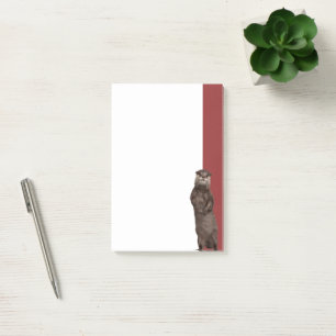 Post-it® Weasels d'eau en jeu - Jote Otter