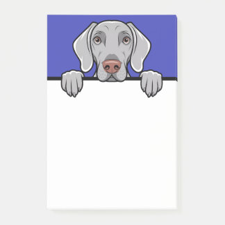 Post-it® Weimaraner Cute Peeking Cadeaux Amoureux de les ch