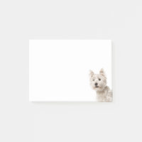 West Highland Terrier Puppy Dog Log