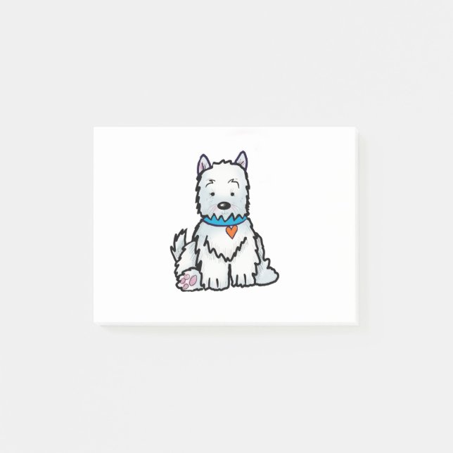 Post-it® Westie (Devant)