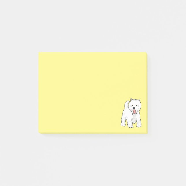 Post-it® Westie West Highland White Terrier (Devant)