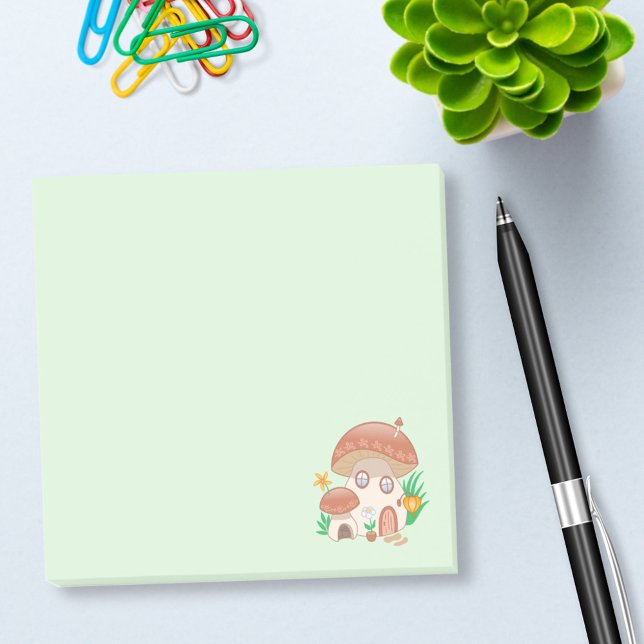 Post-it® Whimsical Fairy Champagne House Green (Créateur téléchargé)