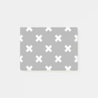 White cross stitches