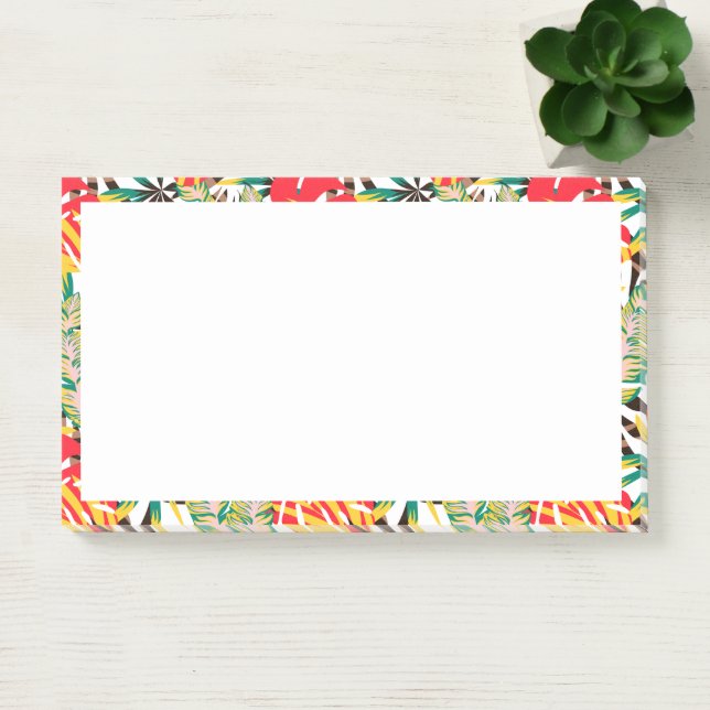 Post-it® Wild Tropical Palm Leaves (Bureau)