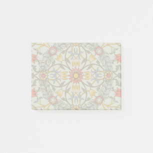 Post-it® William Morris Floral Circle Flower Illustration