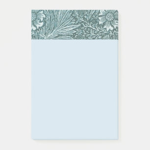 Post-it® William Morris, floral, motif, Vert, métallique, s