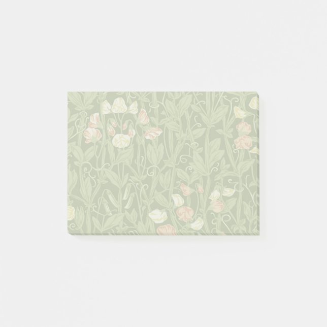 Post-it® William Morris Sweet Pea Floral Design (Devant)