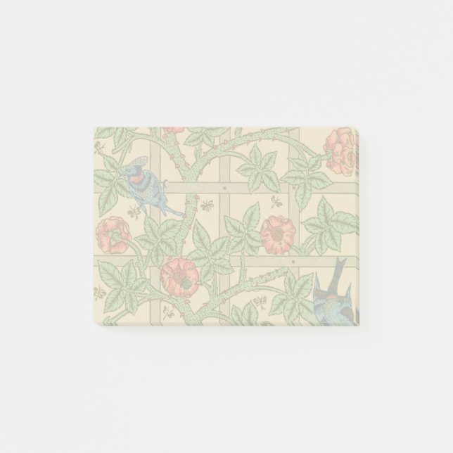 Post-it® William Morris Trellis Design classique de papier  (Devant)