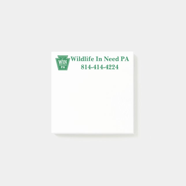 Post-it® WIN Logo Sticky Notes (Devant)