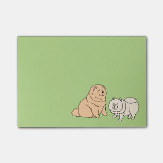 Post it with Chow Chow Dog Post-it Notes