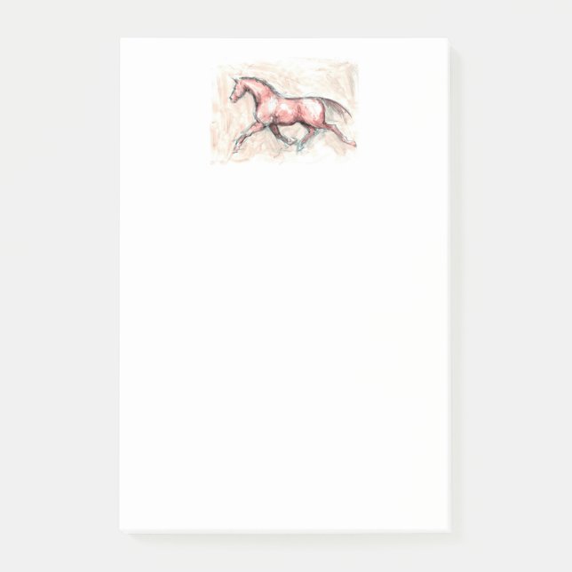 POST IT WITH HORSE POST-IT NOTES (Front)