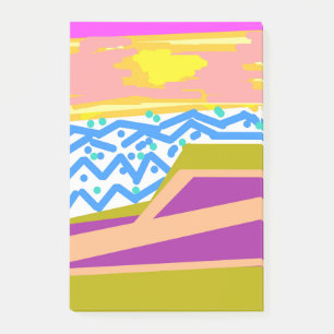Post-it® Yacht sur Bloc-notes rose