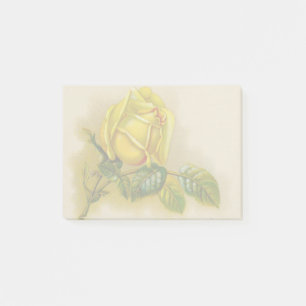 Post-it® Yellow Rose Artwork