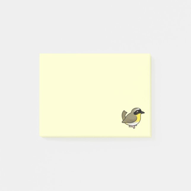 Post-it® Yellowthroat commun de Birdorable (Devant)