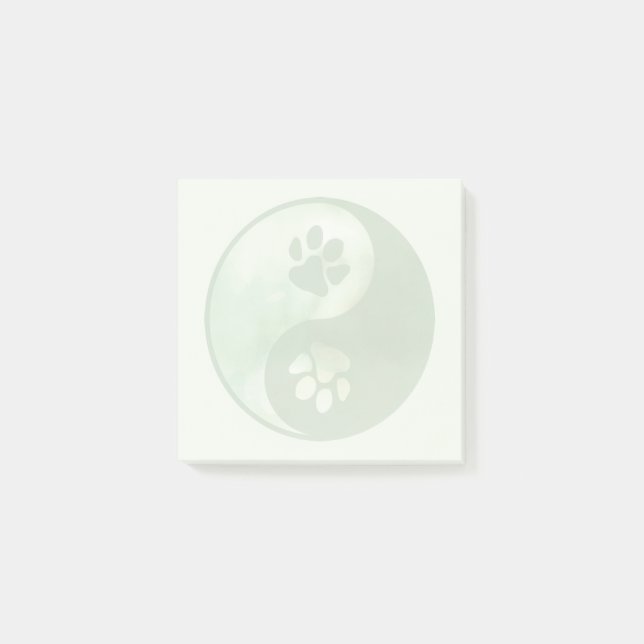 Post-it® Yin Yang Paw Green (Devant)