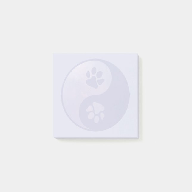 Post-it® Yin Yang Paw Purple (Devant)