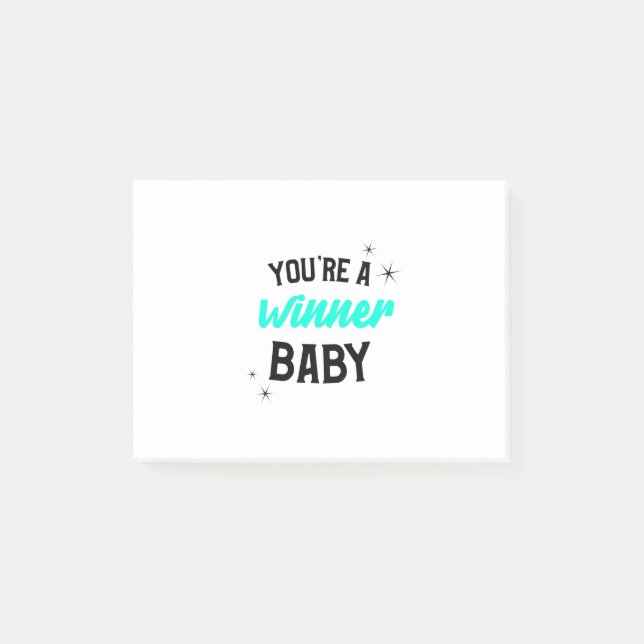 Post-it® You're a Winner Baby (Devant)