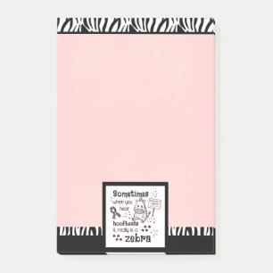 Post-it® Zebra awareness