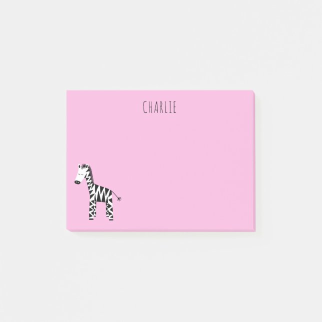 Post-it® Zèbre rose (Devant)