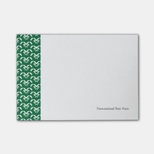Post-it® Zigzag floral vert
