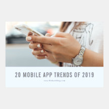 Post LinkedIn Cool 20 tendances du mobile $$etAPP