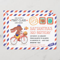 Post Office Birthday Party Invitation