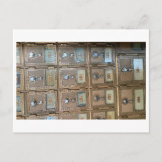 post office boxes postcard